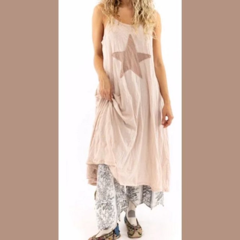 Magnolia Pearl Star Applique Lana Tank Dress NWT**